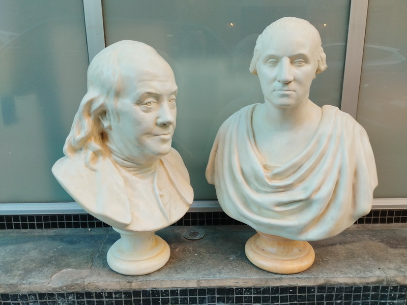 escultura busto george washington 1u